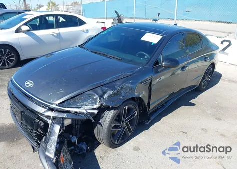 2025 Hyundai Sonata N Line из США, поврежденный, VIN KMHL54JC4SA483645